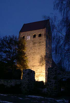 beleuchtete Kirche 11/2005